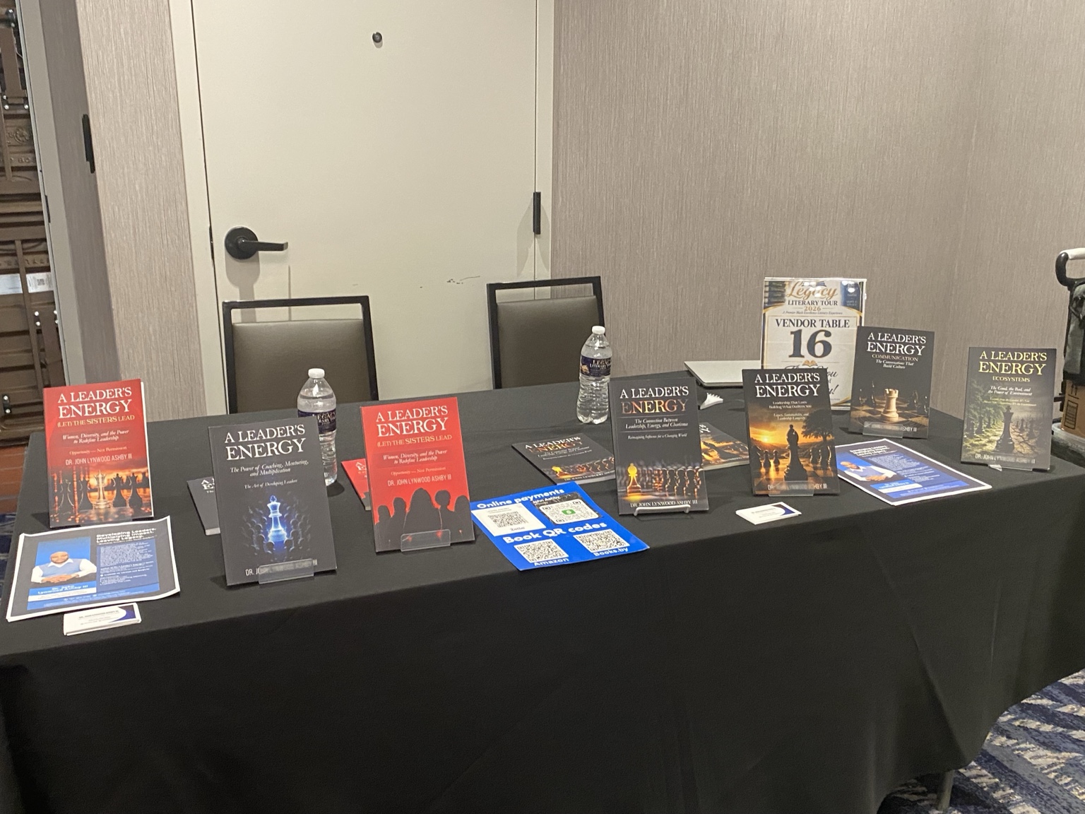 Author and leadership event