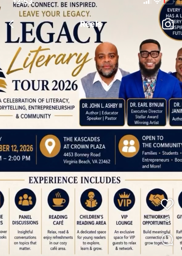 Legacy Literary Tour 2026 announcement